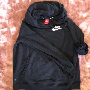 Nike Black Hooded Sweatshirt